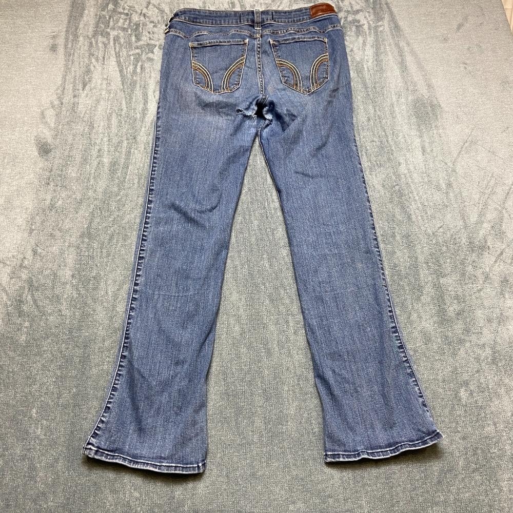 Hollister Jeans Womens 29x30 Blue Denim Low Rise Bootcut Leg Classic Stretch